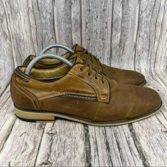 Steve Madden Other - Steve Madden Men’s Size 8.5 Brown Jaysun Oxford Shoes